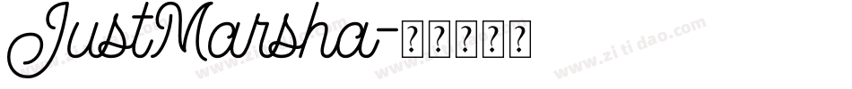 JustMarsha字体转换