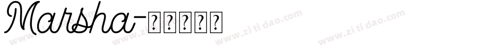 Marsha字体转换