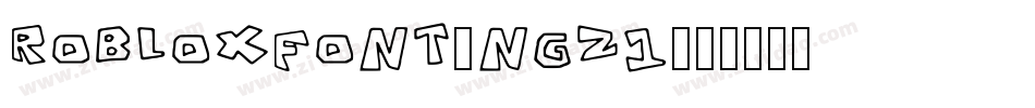 RobloxFont-nGz1字体转换