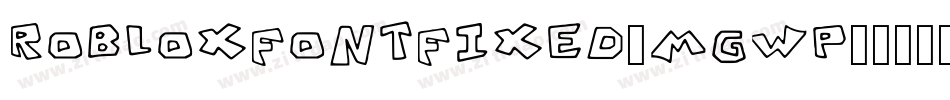 RobloxFontFixed-mGwP字体转换
