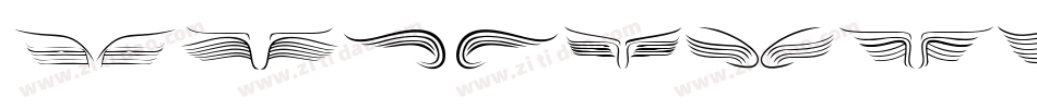 wingsflying字体转换