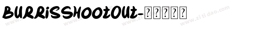 BurrisShootOut字体转换