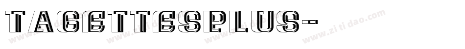 TagettesPlus字体转换