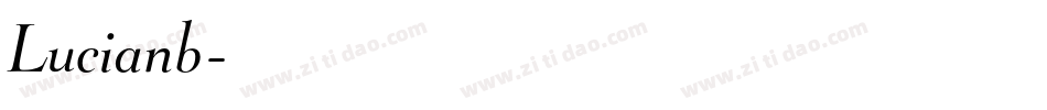 Lucianb字体转换