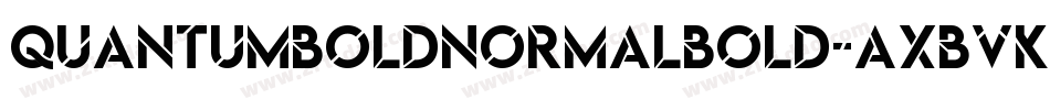 QuantumBoldNormalBold-axBvK字体转换