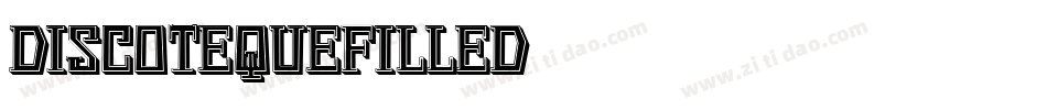 DiscotequeFilled字体转换