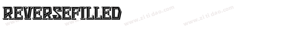 ReverseFilled字体转换