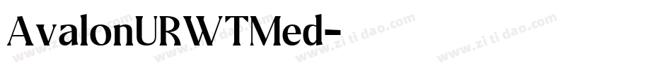 AvalonURWTMed字体转换