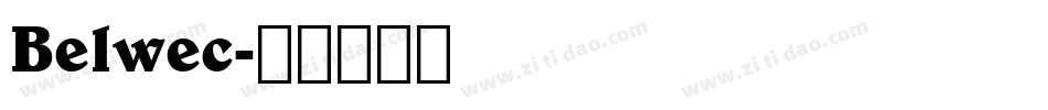 Belwec字体转换