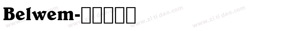 Belwem字体转换