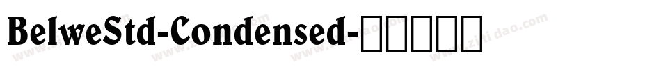 BelweStd-Condensed字体转换