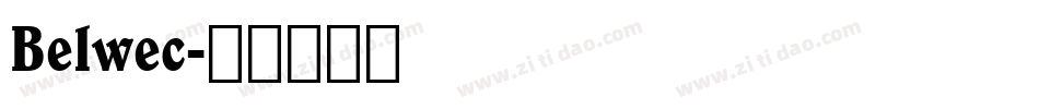 Belwec字体转换