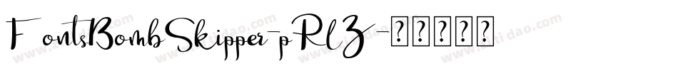 FontsBombSkipper-pRlZ字体转换