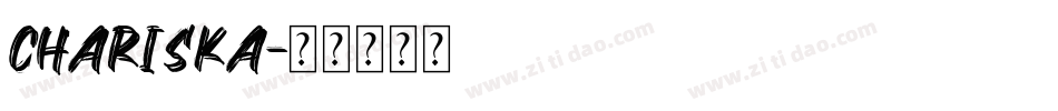 chariska字体转换