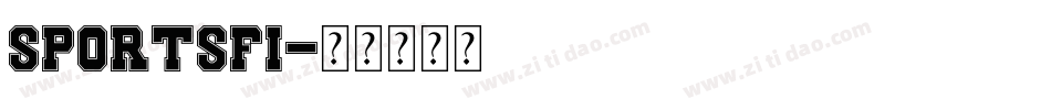 SPORTSFI字体转换