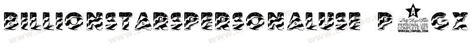BillionStarsPersonalUse-P1gx字体转换