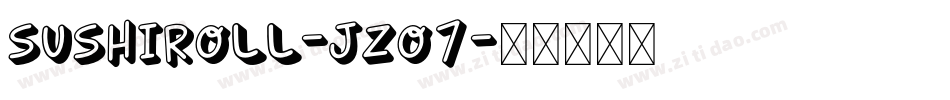 SushiRoll-Jzo7字体转换