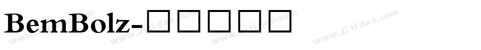 BemBolz字体转换