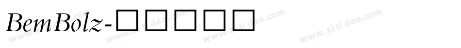 BemBolz字体转换