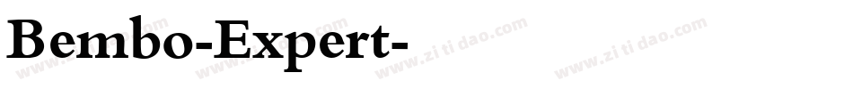 Bembo-Expert字体转换