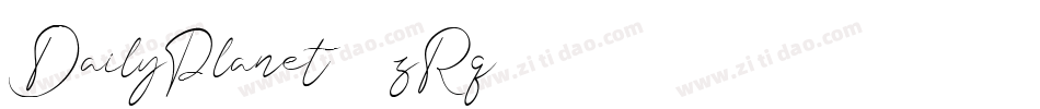 DailyPlanet-3zRq6字体转换