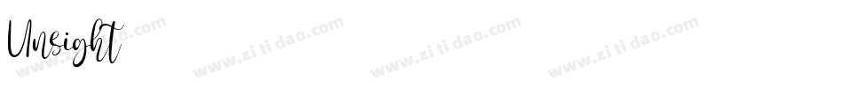 Unsight字体转换