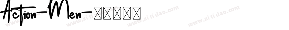 Action-Men字体转换
