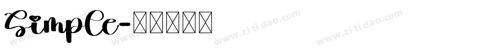 Simple字体转换