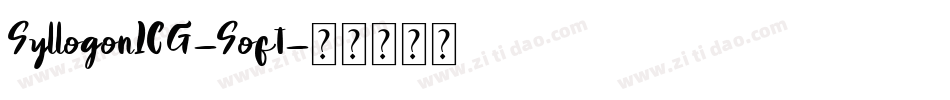 SyllogonICG-Soft字体转换