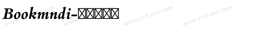 Bookmndi字体转换