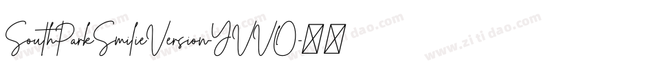 SouthParkSmilieVersion-YVVO字体转换