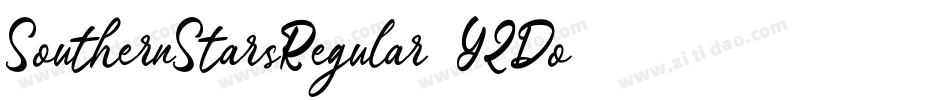 SouthernStarsRegular-Y2Do字体转换