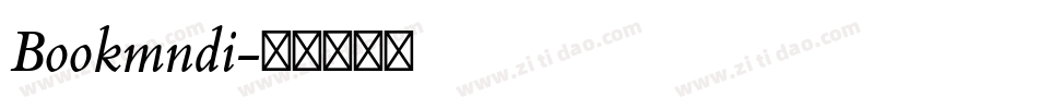 Bookmndi字体转换