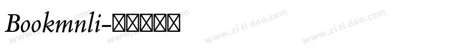 Bookmnli字体转换