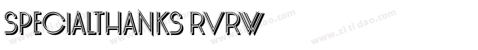SpecialThanks-RVrW字体转换