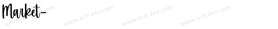 Market字体转换