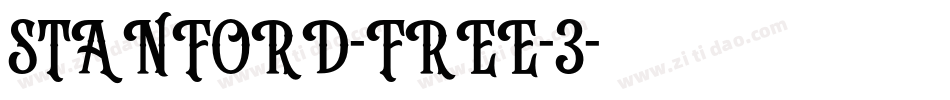STANFORD-FREE-3字体转换