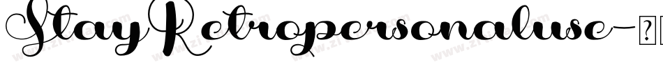 StayRetropersonaluse字体转换
