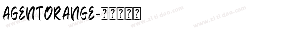 AGENTORANGE字体转换