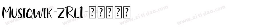 Musiqwik-zRl1字体转换
