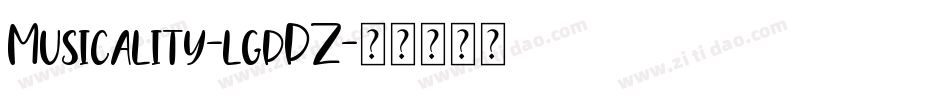 Musicality-lgdDZ字体转换
