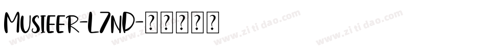 Musieer-L7nD字体转换