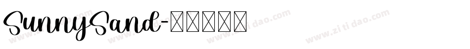 SunnySand字体转换