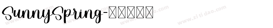 SunnySpring字体转换