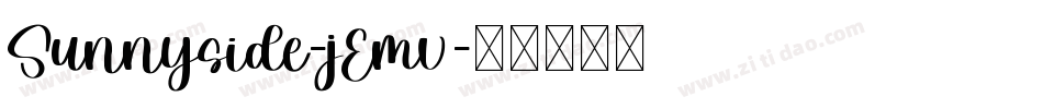 Sunnyside-jEmv字体转换