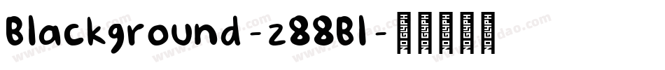 Blackground-z88Bl字体转换