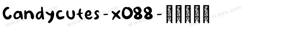 Candycutes-xO88字体转换