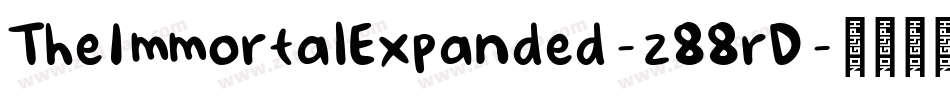 TheImmortalExpanded-z88rD字体转换
