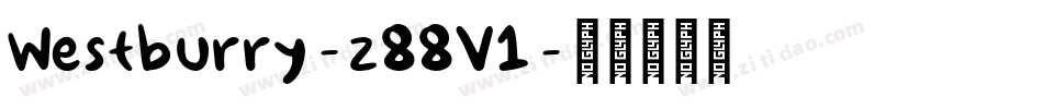 Westburry-z88V1字体转换