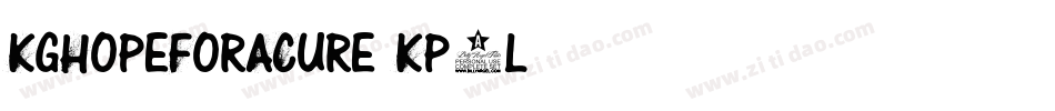 KgHopeForACure-Kp5l字体转换